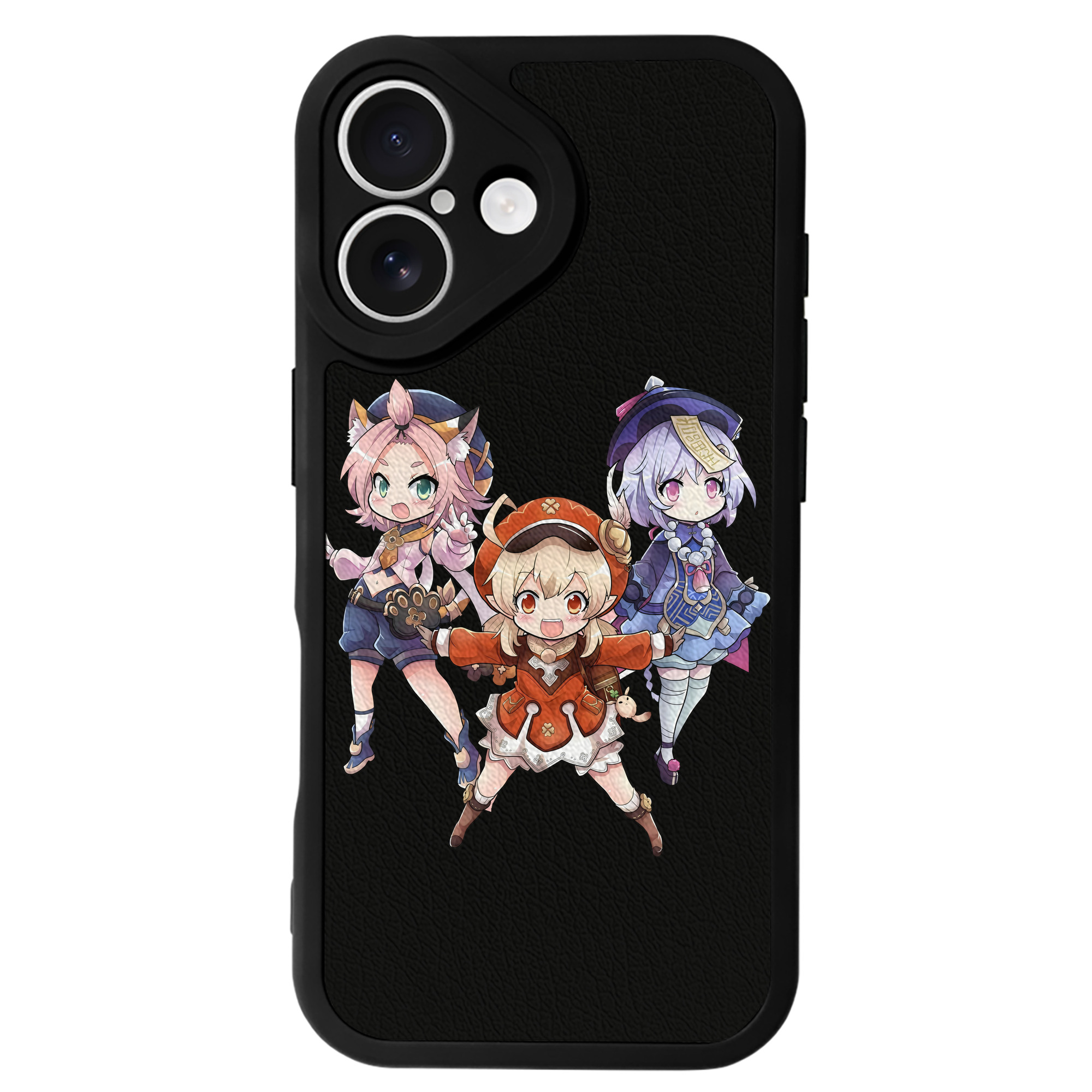 げんし神 七七 なな  genshin Nana 【iPhone 16シリーズ対応】シリコンスマホケース（レザー調） 材質：シリコン